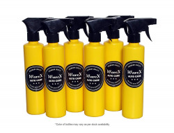 WaveX YSP6 Empty Spray Pump Bottle (350 ml, Yellow, 6 Pieces) 