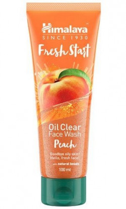 Himalaya Fresh Start Oil Clear Face Wash, Peach, 100ml