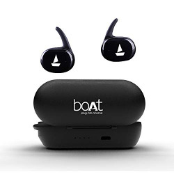 boAt Airdopes 211 Portable True Wireless Earbuds with Stylish Charging Case (Active Black)
