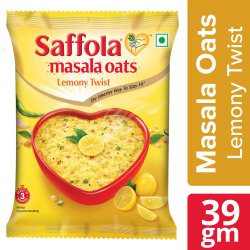  Saffola Masala Oats, Lemony Twist, 39 g