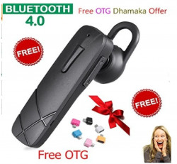 Neroedge Perfect Bluetooth Headset Free OTG For Oppo Black