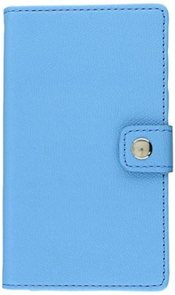 GMYLE (TM) Aqua Blue PU Leather Folio Wallet Pouch Stand Case Cover for Google Nexus 4 LG E960 (with Money Sleeve Card Holder)