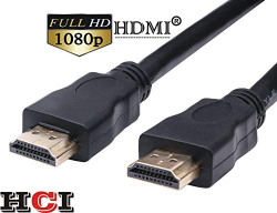 HCI HDMI Male to HDMI Male Connector Cable (Black) (1.5 Meter)