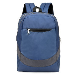 Chris & Kate Blue-Grey Large Comfortable Casual Backpack | Laptop Bag | School Bag | College Bag (32 litres)(CKB_153LL)