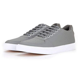 Red Rose Casual Sneakers Shoe's for Men's. (8, Gray)