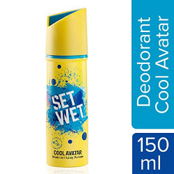 Set Wet Cool Avatar Deodorant Spray Perfume, 150 ml