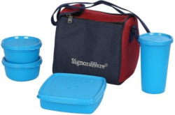 Signoraware Best Lunch Box (with Bag) 4 Containers Lunch Box(900 ml)