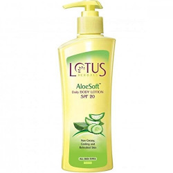 Lotus Herbals Aloesoft Daily Body Lotion, SPF-20, 250ml