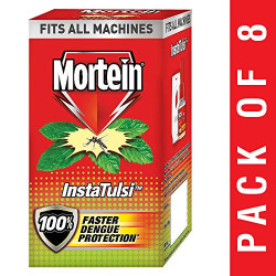 Mortein Insta5 Tulsi Vaporizer Refill (35 ml, Red, Pack of 8)