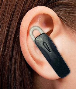 Crazeis Bluetooth Handset Compatible for Oppo, Vivo, Smasung, Motorola, Xiaomi, Mi, LG, Huawei, Gionee, ASUS, Panasonic, Micromax, and Many More. Bluetooth Headset with Mic