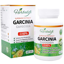 Herbalifi Garcinia Cambogia Plant Extract Weight Loss Supplement (helps in Fat burn and appetite control) for men and women- 60 Capsules