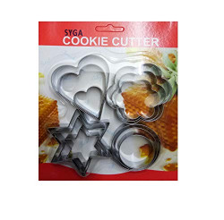 SYGA 12 Pieces Cookie Cutter Stainless Steel Cookie Cutter With different Shape