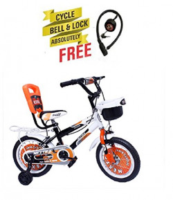 Speed bird cycle industries Kid's 14-T NEXTRA with Back Carrier Kid Bicycle 3-6 Years (Orange, mfn2017)