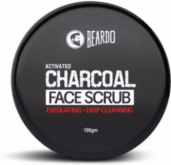Beardo Activated Charcoal Deep Cleansing Face Scrub(100 g)