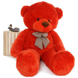 Skylofts Giant 6 Feet Teddy Bear Stuff Soft Toy - 180Cm Bear Gift (Red)