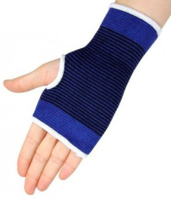 Solutions24x7 Palm support Hand and Wrist glove Support For Gym. 1 Pair Palm Support (Free Size, Blue)