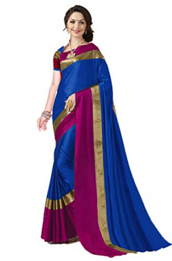 Women's Cotton Silk Festive Saree with Blouse Piece from 216