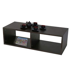 ComfyBean - Coffee Table DIY (Tetris) - Elegant Finish - Aesthetic Modern Design (Color : Dark Wenge)