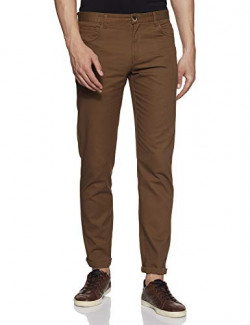 Amazon Brand - Symbol Men's Slim Fit Casual Trousers (AW-SY-MCT-1156_Brown_34W x 31L)