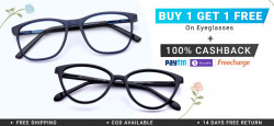 Coolwinks:Buy Zero Power Eyeglasses @25only(Twice Per User)