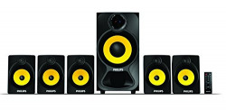 Philips Heart Beat SPA-3800B 5.1 Channel Home Theater System (Black/Yellow)