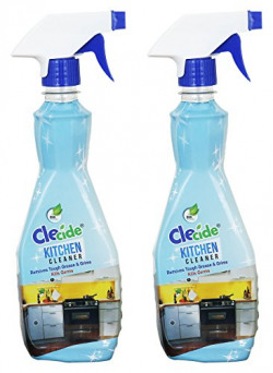 Clecide Kitchen Cleaner (Can be used for kitchen counters, cupboards and sinks) - 500 ml, Pack of 2.