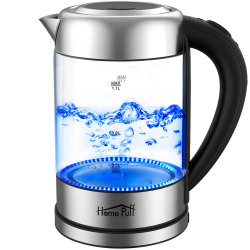  Home Puff H301 1.7 Litre Electric Kettle (Silver)