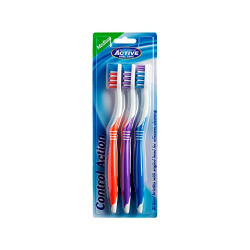 Beauty Formulas Control Action Toothbrush (Pack of 3)