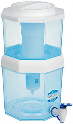 KENT Gold Optima 10-Litres Gravity Based Non-electric Water Purifier (Aqua Blue/White)