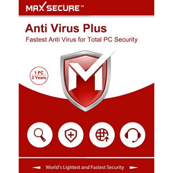 Max Secure Software Anti Virus Plus Version 6 - 1 PCs, 3 Years (Email Delivery in 2 Hours - No CD)