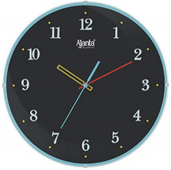 Ajanta Plastic Sweep Clock (30 cm x 30 cm x 4.1 cm, White)