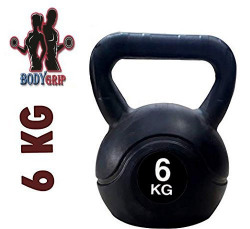 Bodygrip BGRIP5445 Kettlebell, 6Kg (Multicolour)
