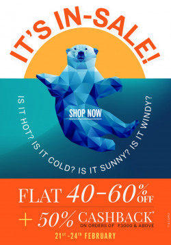 Flat 25% off on orders above ₹ 999 : NNNOW