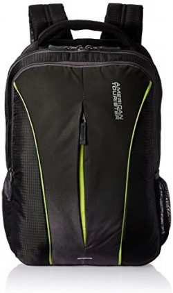 *American Tourister Polyester 32 Ltrs Black Laptop Backpack @ 899*  