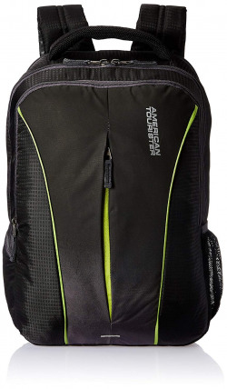 American Tourister Polyester 32 Ltrs Black Laptop Backpack (AMT Juke Laptop BKPK 02-Black) 