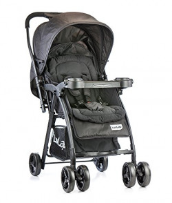 Luvlap Joy Baby Stroller (Black)
