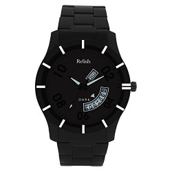 Relish Day and Date Black Analog Mens and Boys Watch (Black03)