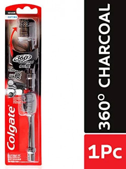 Colgate 360 Charcoal Battery Toothbrush Refill (Multicolor)