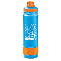 Milton Astir Stainless Steel Water Bottle, 710 ml, Blue