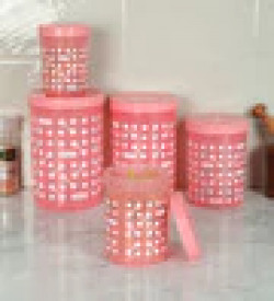 Milton Plastic Storex 5-In-1 Container Set, Pink