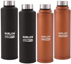 Nirlon Stainless Steel Freezer Water Bottles Set