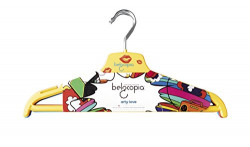Belocopia Inlove 6 Piece Plastic Hanger, Assorted Colors