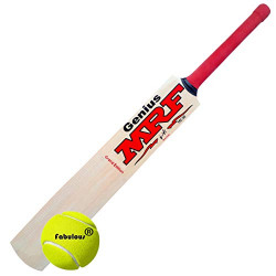 MRF Genius Virat Kohli Popular Willow Cricket Bat with Ball
