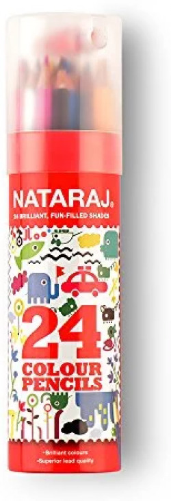 Nataraj 201256002 Color Pencils - 24 Shades (Multicolor)