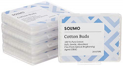 Solimo Cotton Buds Travel Pack - 24 Sticks (Pack of 5)