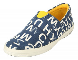 Bacca Bucci Men's Blue Sneakers - 10 UK, BBMB3103B