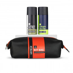 Ustraa Fragrance Pack with free Travel Bag- Colonge Spray Base Camp (125 ml) and Cologne Spray Ammunition (125ml) 
