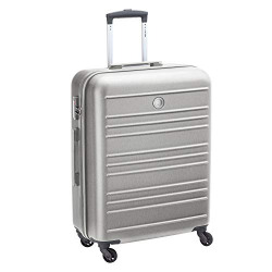 Delsey ABS 66 cms Silver Hardsided Cabin Luggage (00344581021)
