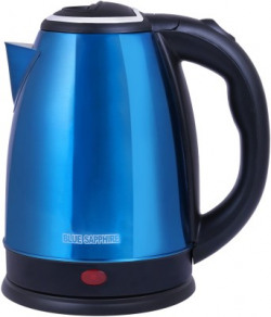 Blue Sapphire Stainless Steel Electric Kettle (1.8 L, Silver)