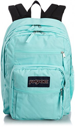 JanSport Big Student Polyester 31 Ltrs Aqua Dash School Backpack (JS00TDN79ZG)